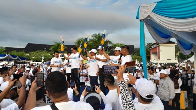 
 HUT ke-25 Kementerian BUMN, Bukit Asam Gelar Jalan Sehat di 6 Kabupaten