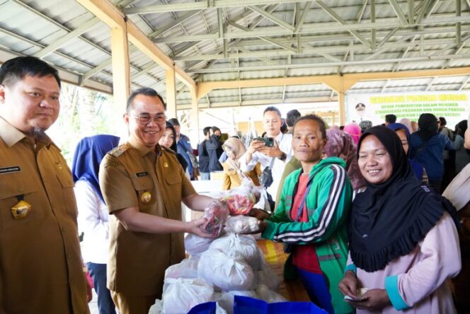 
 Sering Laksanakan Pasar Murah Tiap Kecamatan, PJ Bupati Banyuasin Launching GPISS