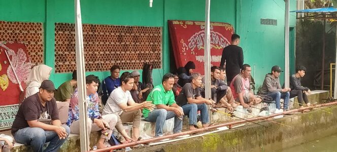 
 Lomba Mancing HPN PWI Sumsel 2024: Meriah