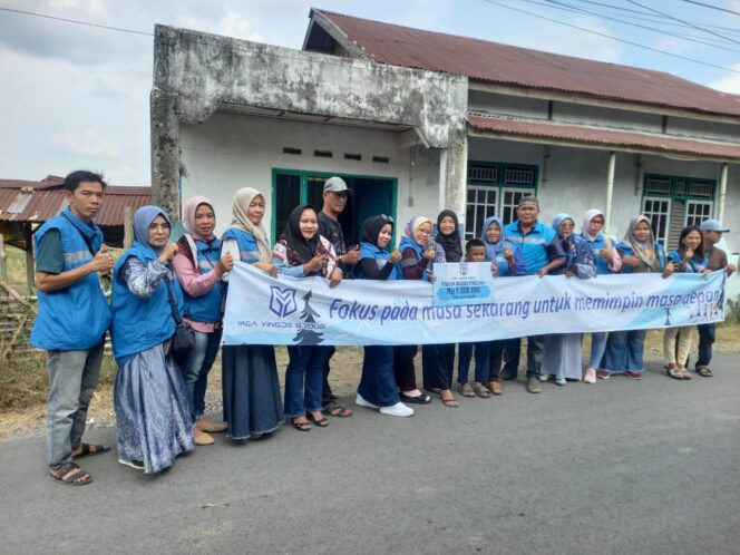 
 Yaga Yingde Group Kembali Salurkan Bantuan Wujud Peduli Pendidikan Anak Kabupaten Lahat