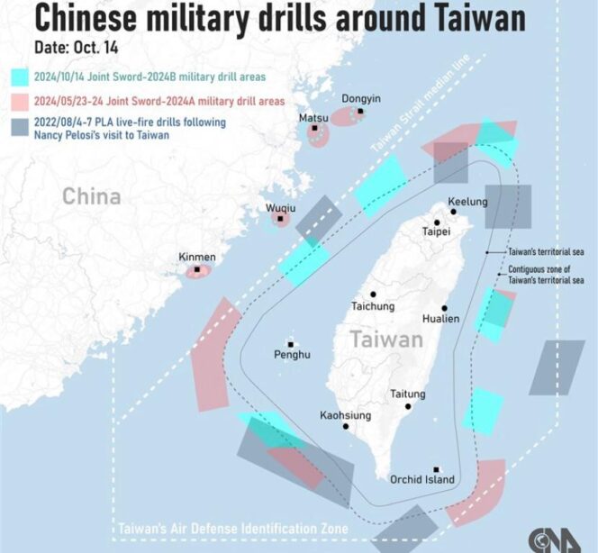 
 Taiwan Minta Indonesia Bantu Hentikan Provokasi militer Tiongkok