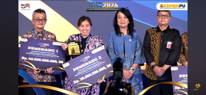 
 Pemkab Musi Rawas Raih Penghargaan Juara II se Indonesia Dari Kementrian PU RI Dalam Pembangunan Jalan Tercepat Dan Baik