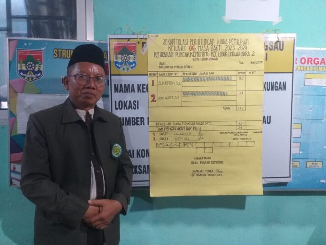 
 Simak!!!! Ini Visi – Misi Ali Gufron, S. Ag Calon Ketua RT 06 Terpilih 