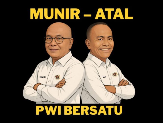
 Akhmad Munir Ketua Umum PWI, Atal S Depari Ketua DK