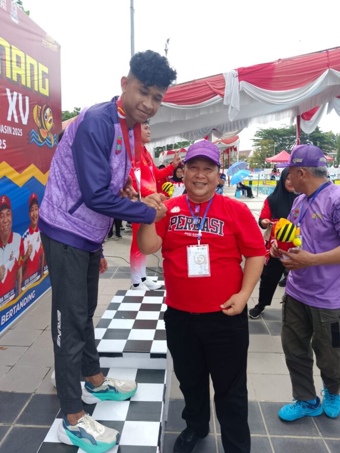 
 Jelang Pembukaan PORPROV XV Muba 2025, Atlit Renang Musi Rawas Raih 2 Medali Emas, 4 Perak