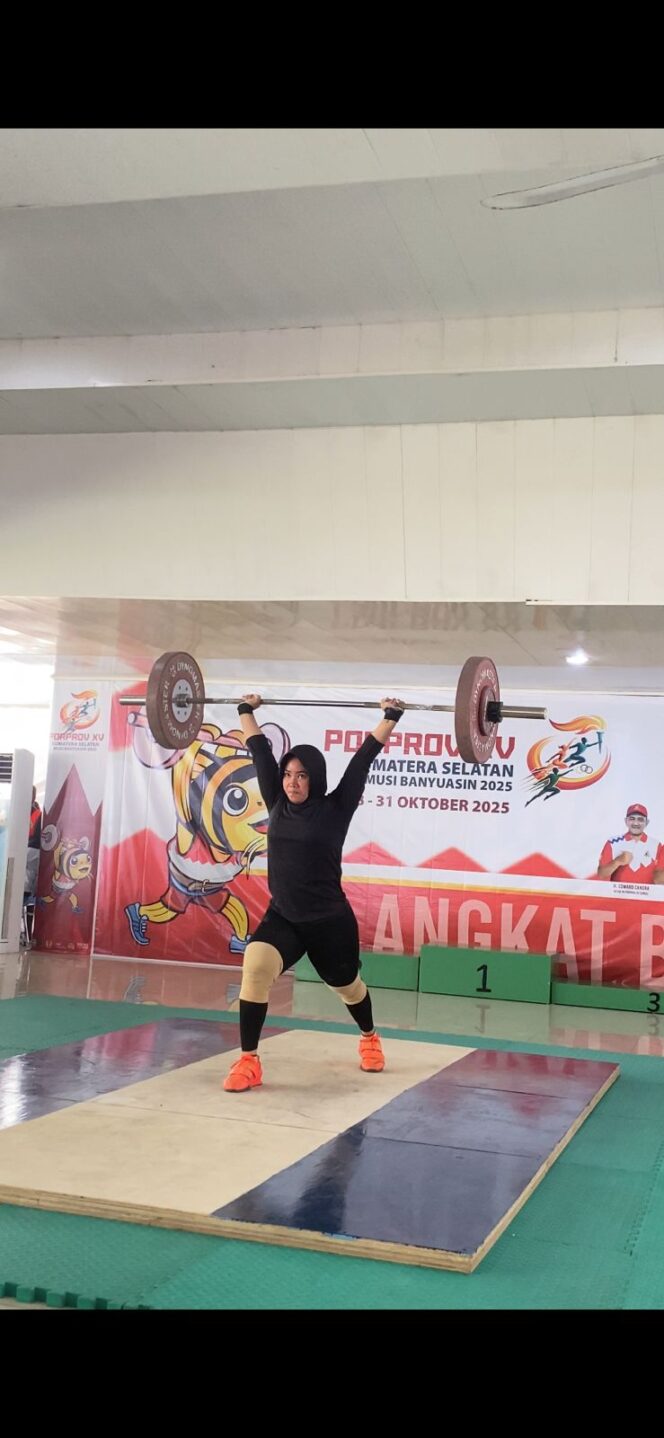 
 Hari Kedua PORPROV Muba, Cabor Angkat Besi Musi Rawas Raih 6 Emas, 6 Perak