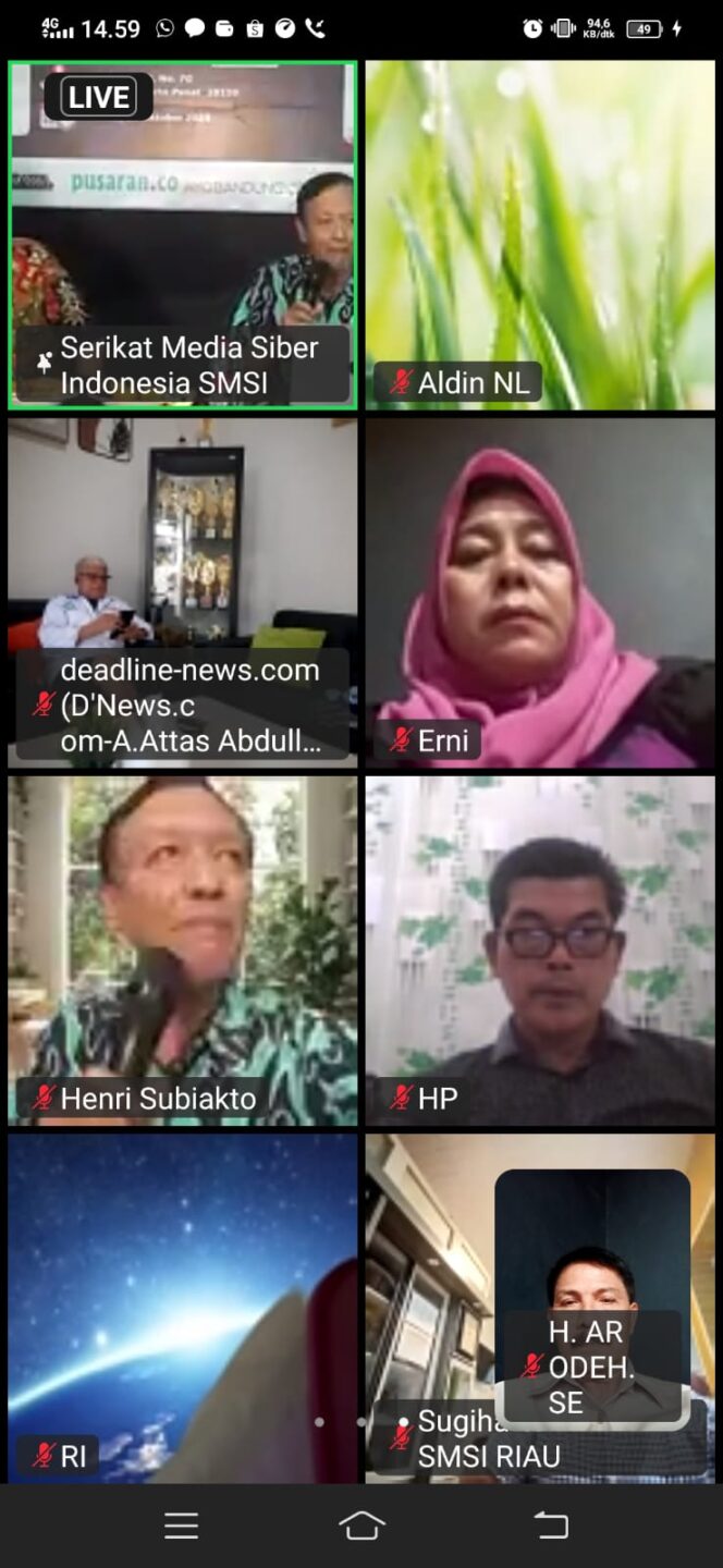 
 Dialog Nasional SMSI Songsong HPN 2026: “Media Baru vs UU ITE”