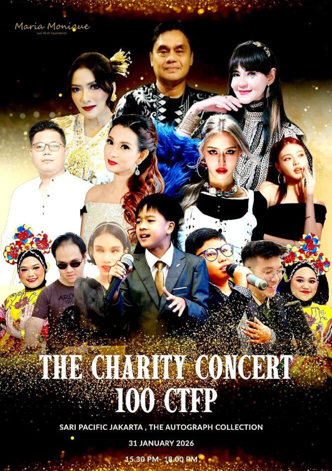 
 International Charity Concert 100 CTFP Gelar Konser Amal di Jakarta