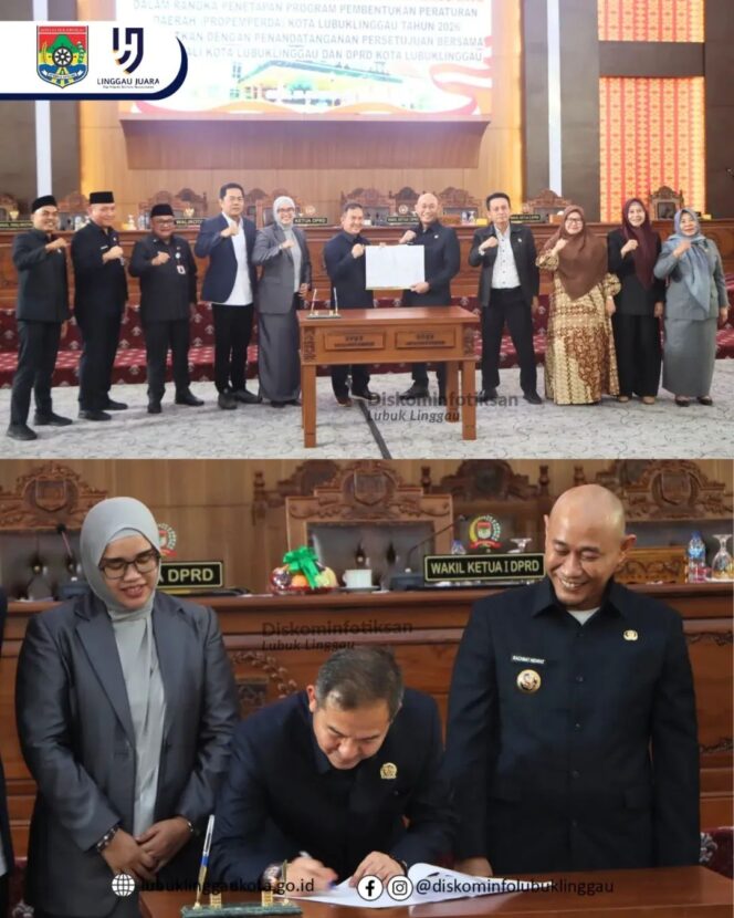 
 Ketua DPRD Lubuk Linggau Pimpin Rapat Penetapan Propemperda Tahun 2026