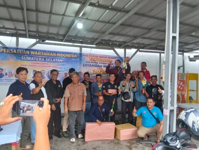 
 Pererat Silaturahmi, PWI Sumsel Gelar Lomba Gaplek Antar Wartawan