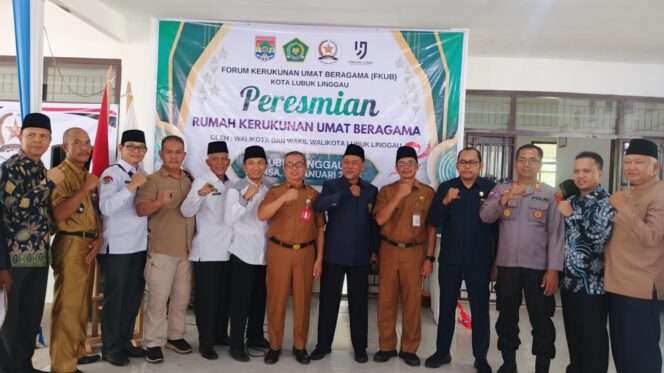 
 Asisten I Pemerintahan dan Kesra Kota Lubuklinggau Meresmikan Rumah Kerukunan Umat Beragama