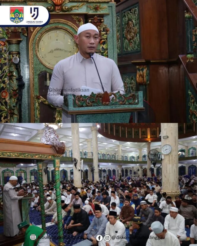 
 Sholat Isya dan Tarawih Perdana 2026, Wali Kota Ajak Jadikan Ramadan Momentum Persatuan