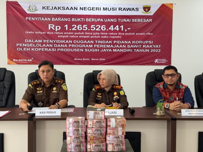 
 Kejari Musi Rawas Sita Uang 1,26 Milyar Hasil Dugaan Korupsi PSR