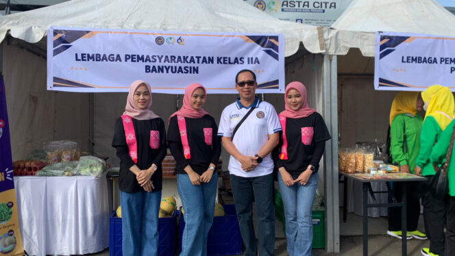 
 Dukung Gerakan Cinta Produk Narapidana, Lapas Banyuasin Ramaikan Bazar HBP ke-62