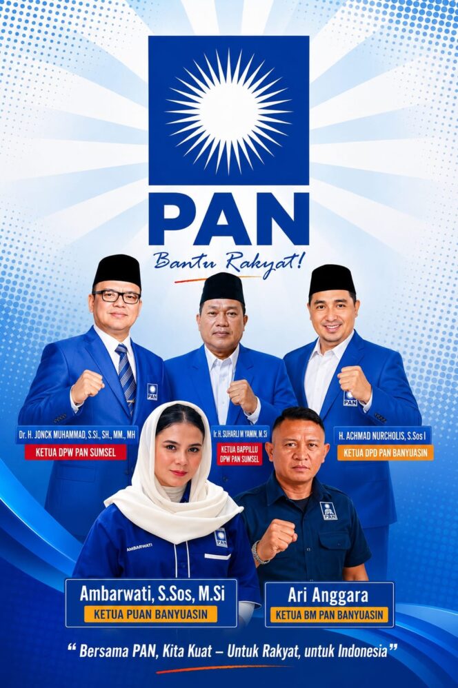 
 Ketua DPD PAN Banyuasin Optimistis Sayap Partai PAN Perkuat Kerja Politik hingga Tingkat RT di Bumi Sedulang Setudung 