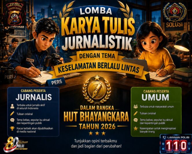 
 Sambut Hari Bhayangkara ke-80, Polres Lubuk Linggau Gelar Lomba Karya Jurnalistik dan Video Pendek