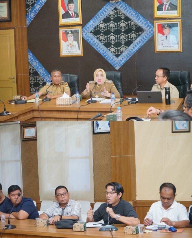
 Bupati Musi Rawas Hj Ratna Machmud Pimpin Rakor Stabilisasi Harga TBS Kelapa Sawit