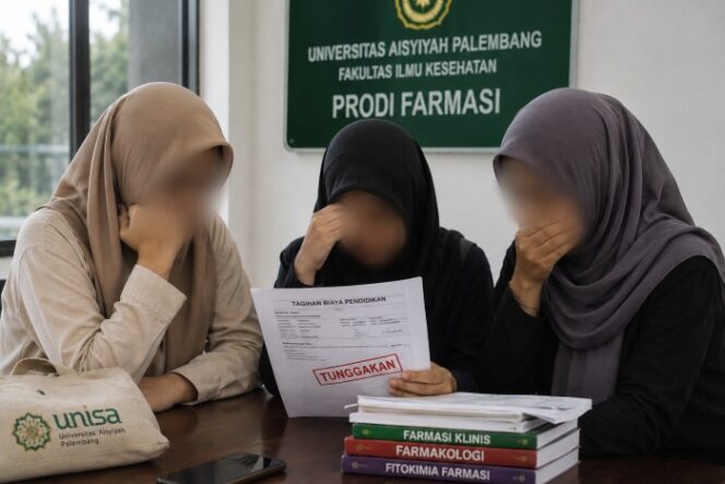 
 Air Mata di Penghujung Semester, 3 Mahasiswi Unisa Terancam Gagal UAS