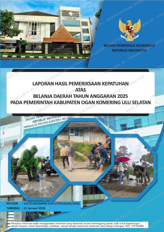 
 Mata Nusantara Siap Gelar Aksi dan Laporkan Temuan BPK OKU Selatan ke Kejati Sumsel, Diskominfo hingga Sejumlah OPD Jadi Sorotan