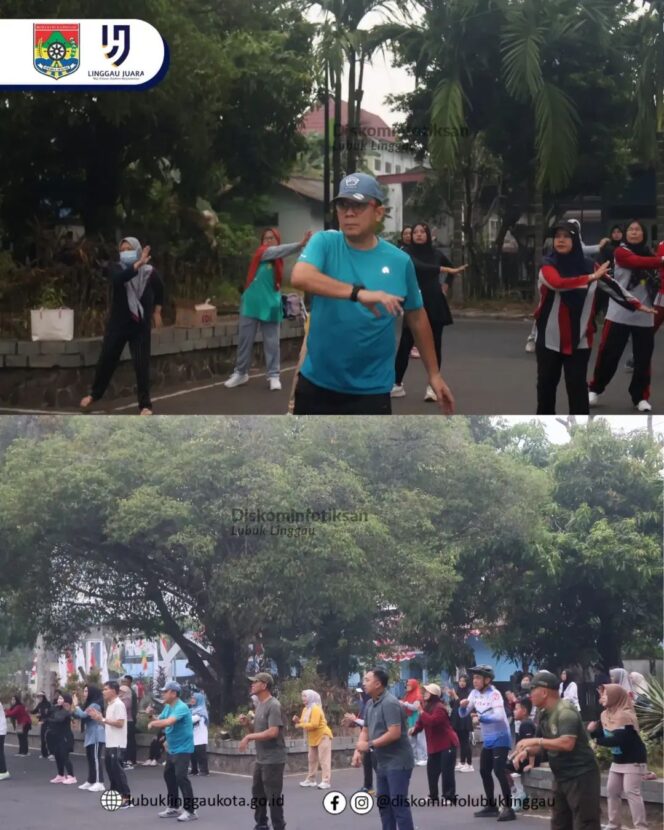 
 Plh Sekda Erwin Armeidi Ikuti Kegiatan Senam CFD