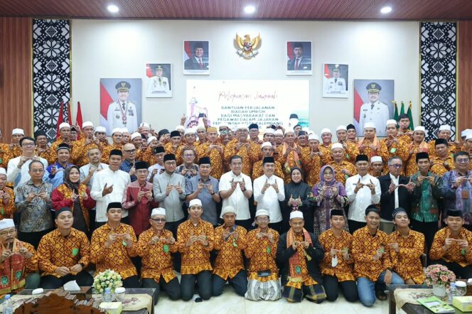 
 Wali Kota Palembang, Drs. H. Ratu Dewa, M.Si.,Resmi Melepas 88 Jemaah Umroh