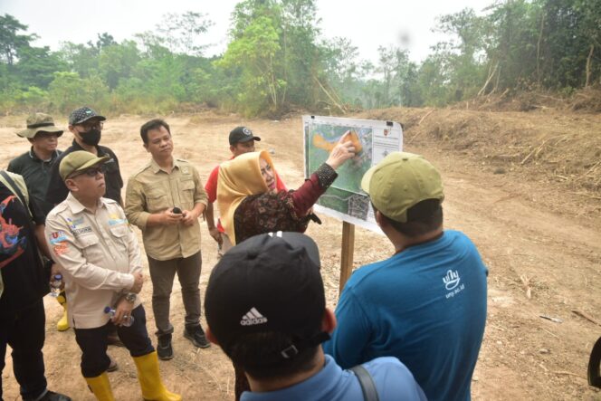 
 Bupati Musi Rawas Hj Ratna Machmud Tinjau Lokasi Pembangunan Kampus UNY