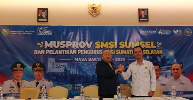 
 Jon Heri Kembali Nahkodai SMSI Sumsel